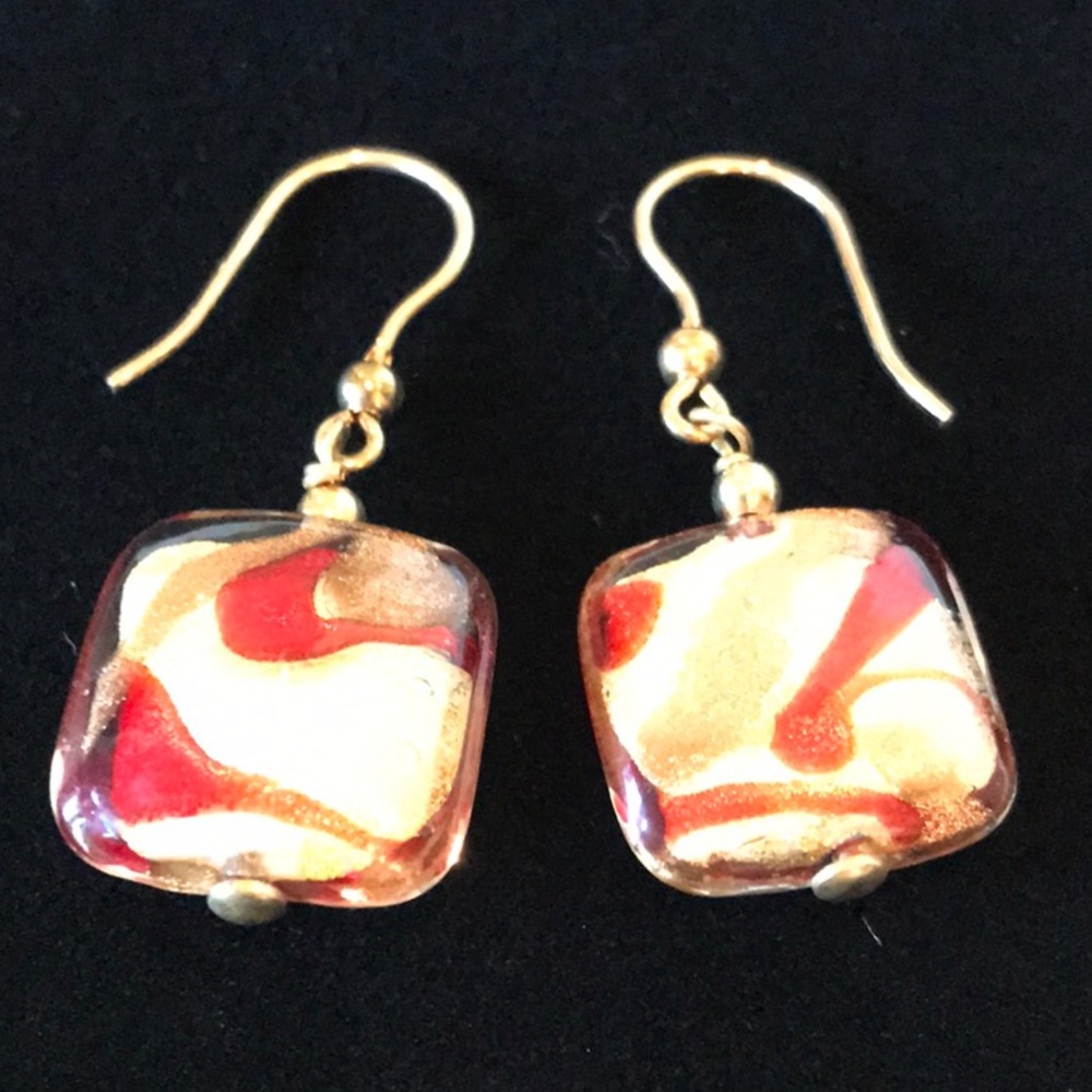 Italian Murano Glass Earrings